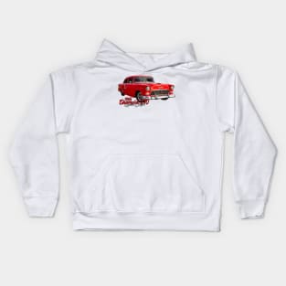 1955 Chevrolet 210 Sport Coupe Kids Hoodie